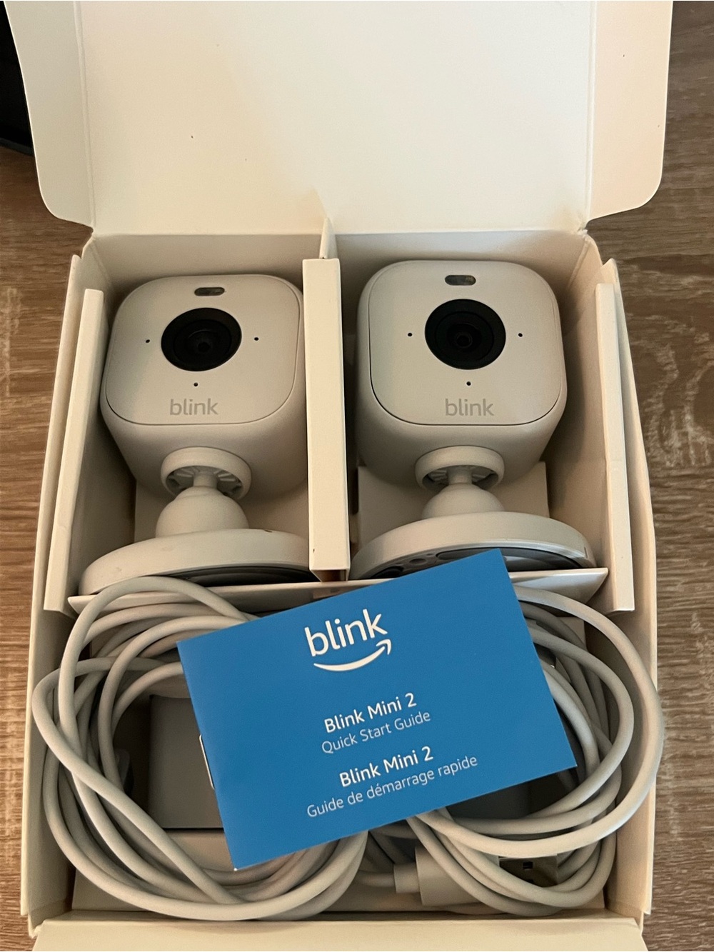 Blink Mini 2 Indoor Security Camera (White) - 2 Pack